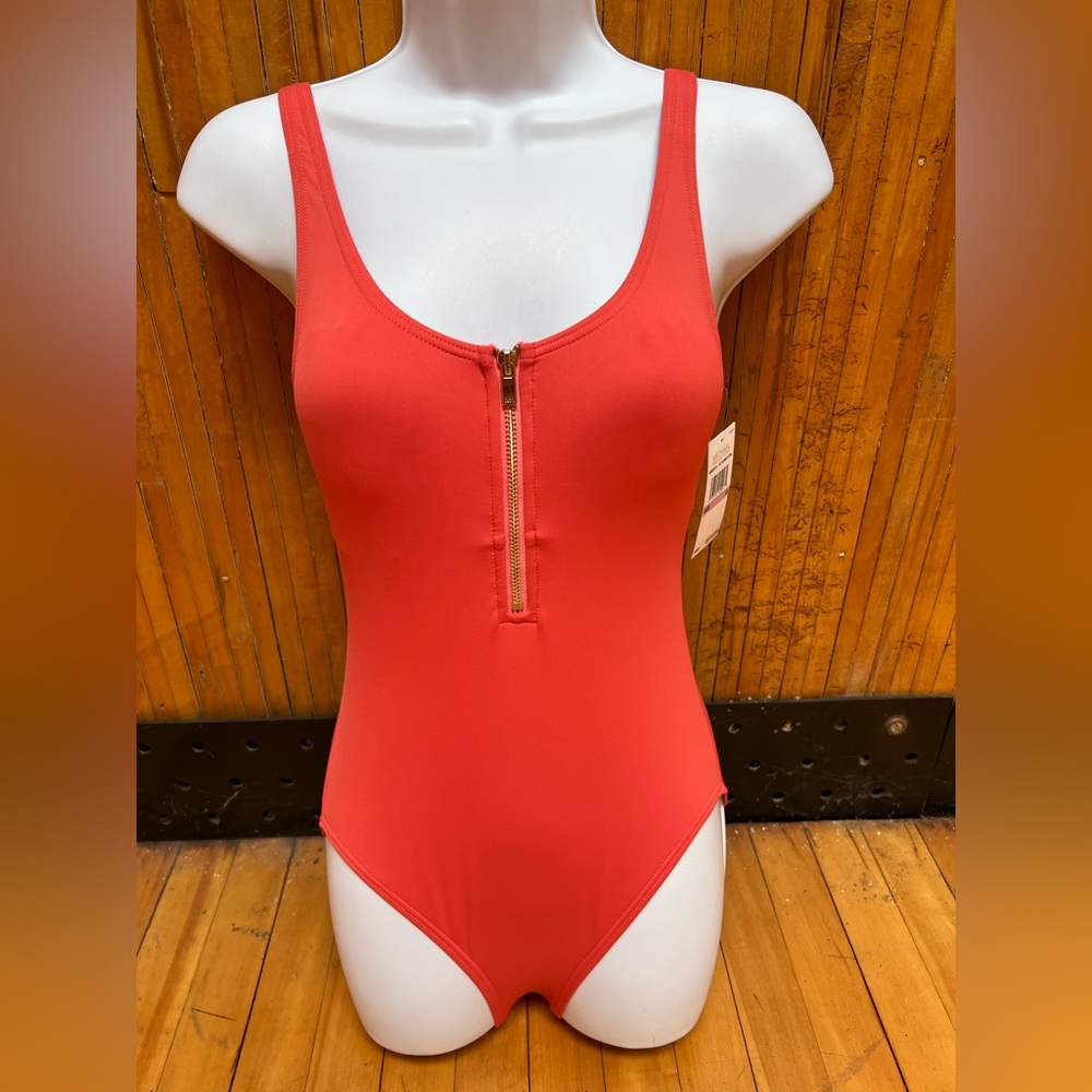 Michael Kors Flamingo Coral Swimsuit